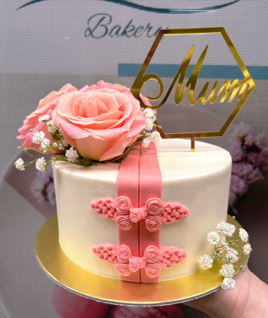 Pink Rose Mother's Day Cake