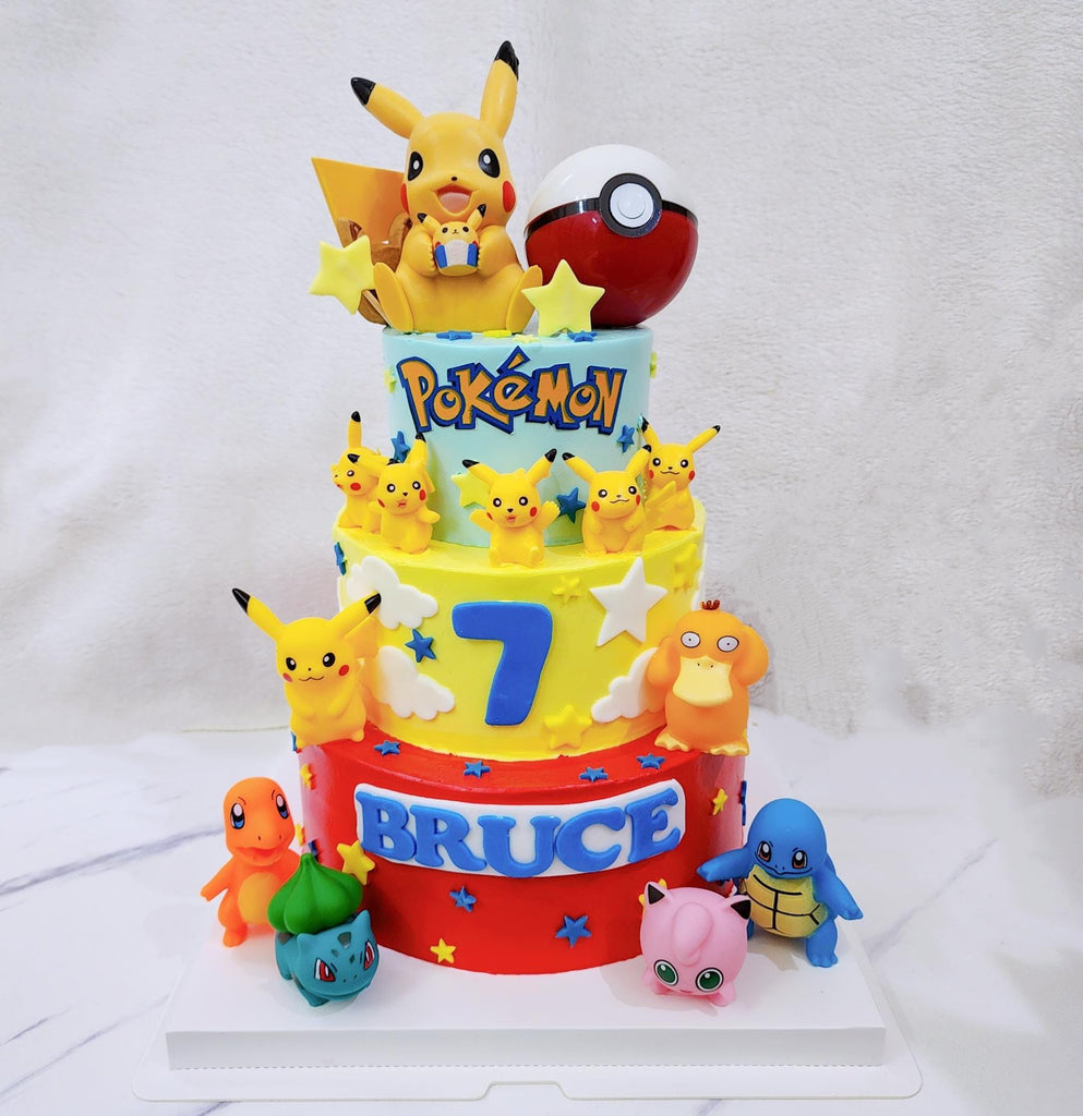 Kids Party Pokemon & Friends Cake