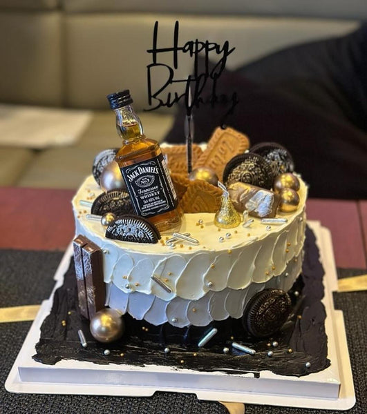 21st Alcohol Jack Daniel Liquor/Whiskey Cake