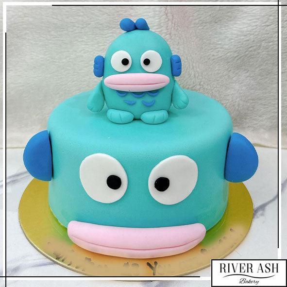 Kappa Fish Monster Fondant Cake