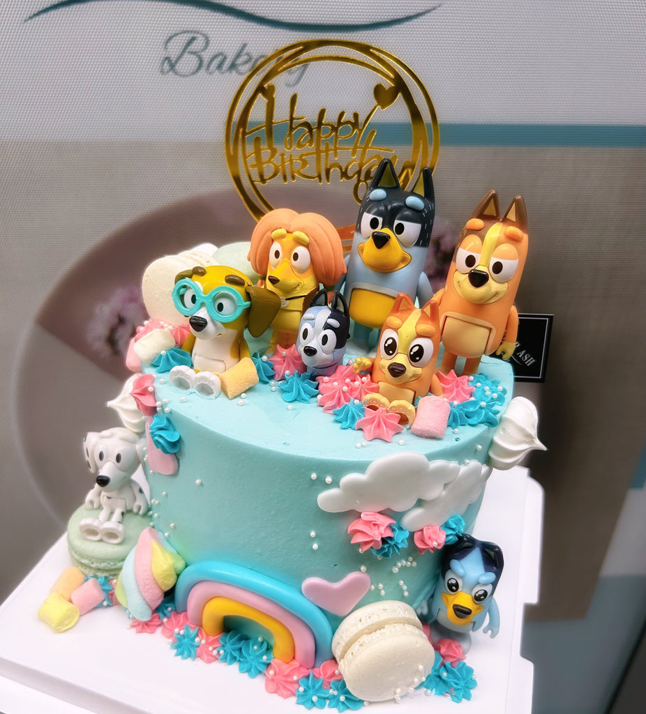 Kids Party Bluey & Family Cake