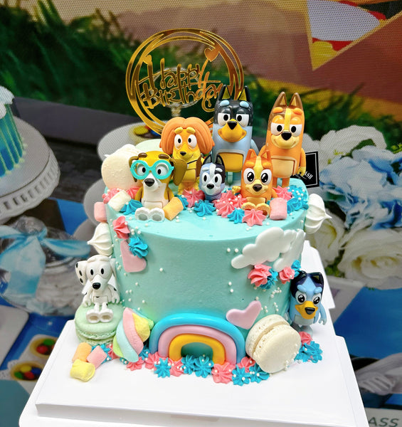 Kids Party Bluey & Family Cake