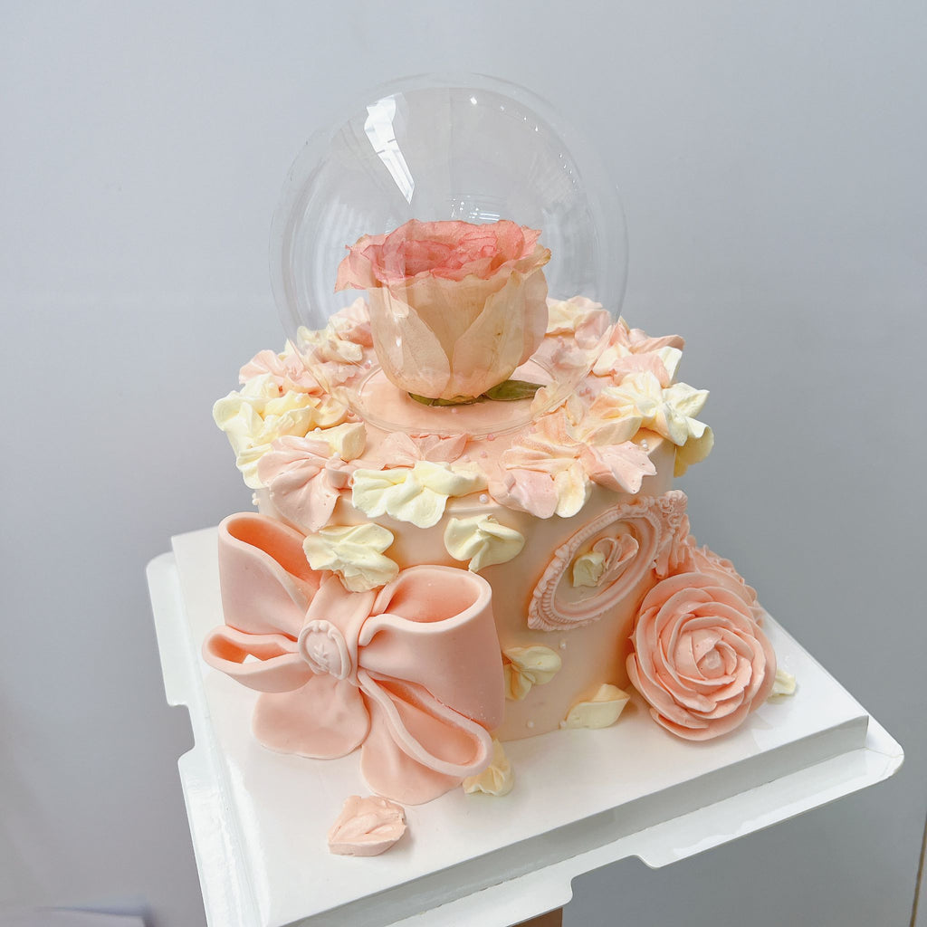 Korean Style Buttercream Vintage Cake