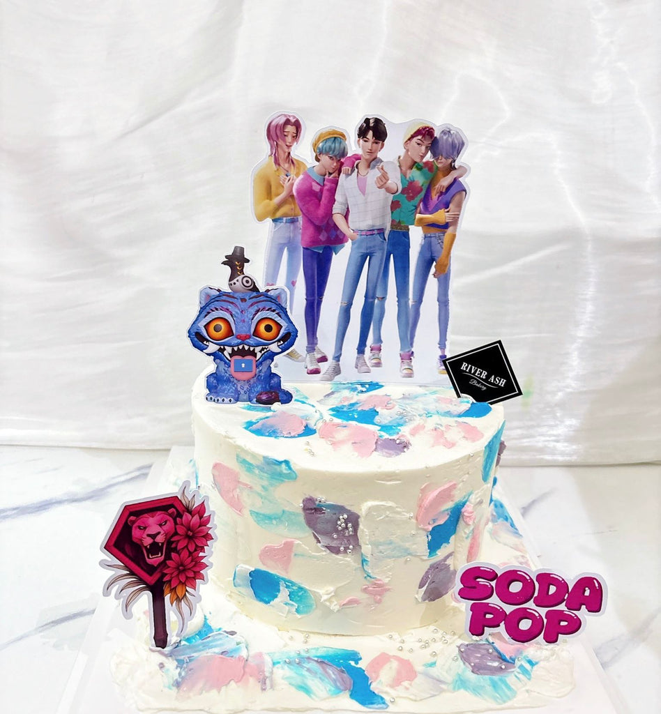 Kpop Saja Boys Cake