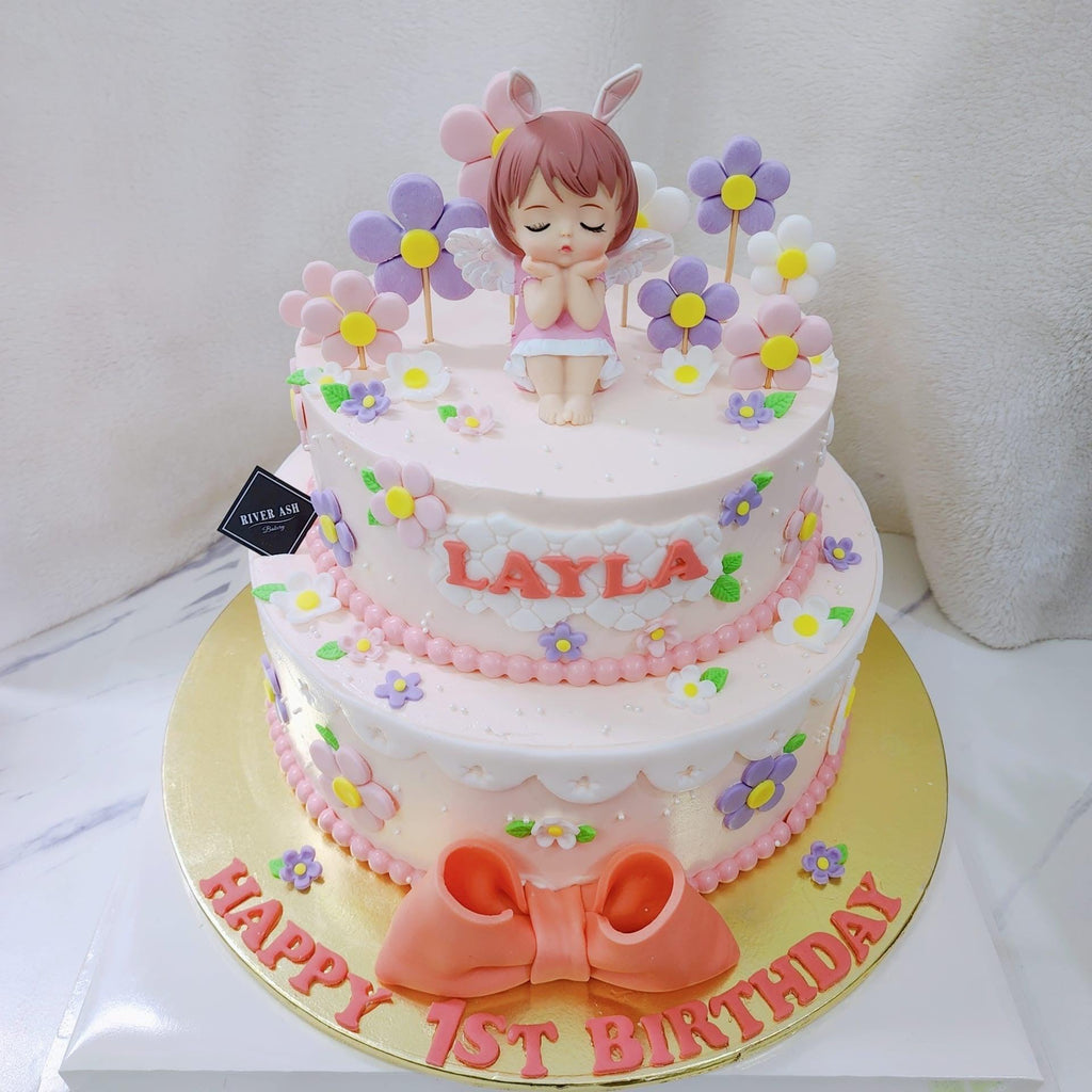 Little Angel's Garden Cake