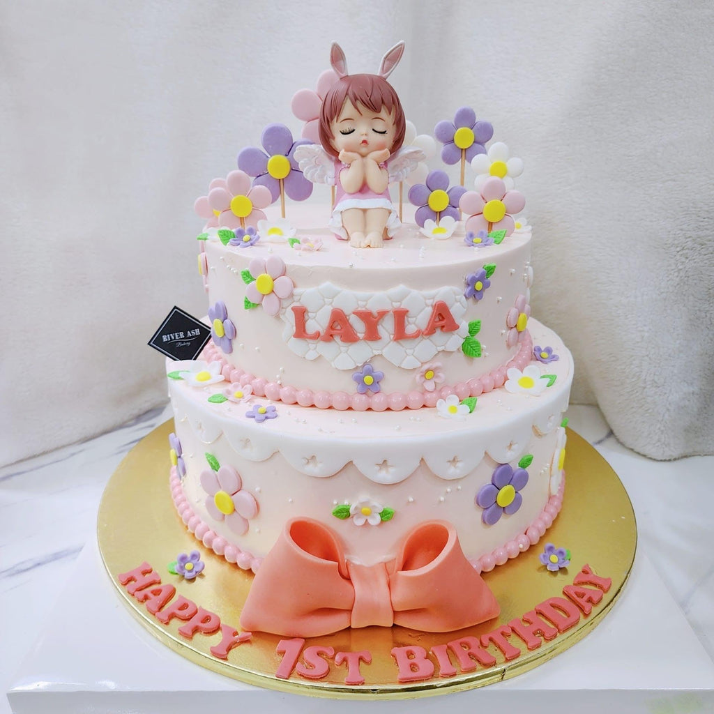 Little Angel's Garden Cake