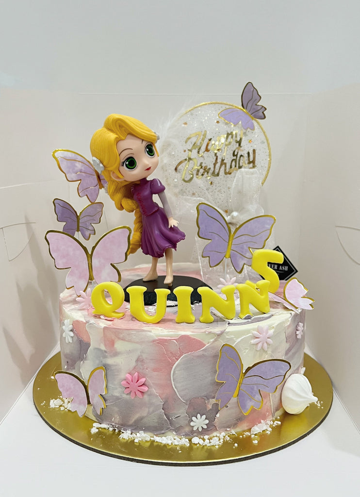 Long hair Princess Dream Pastel Cake