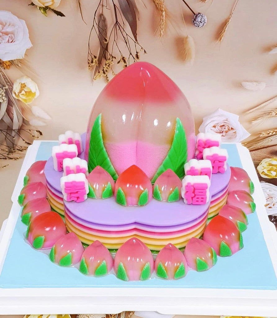 Longevity Grand Peach Jelly Cake