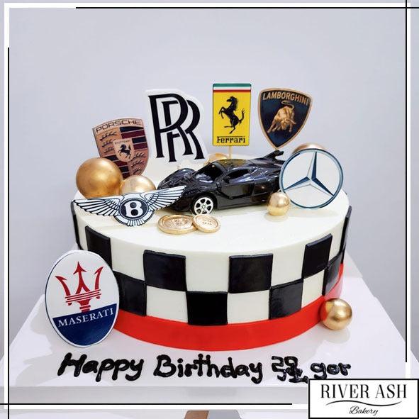 Luxury Cars Design Cake