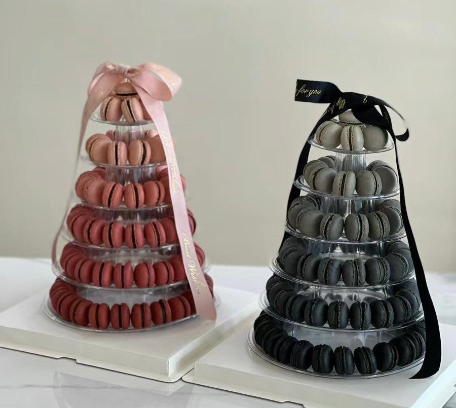 Macaron Tower set with packaging