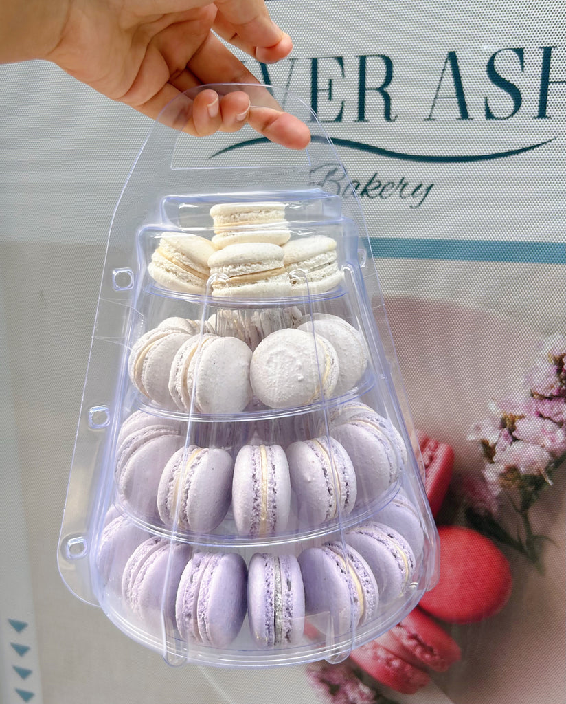 Macaron Tower set with packaging