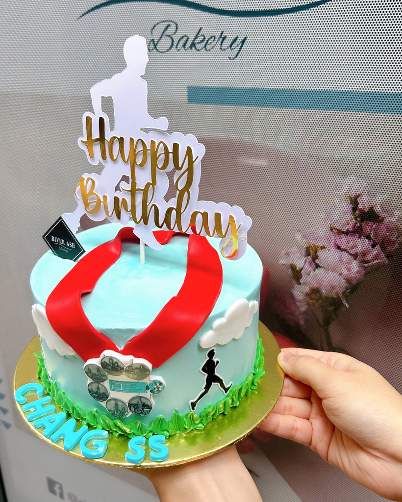 Marathon Runner Cake