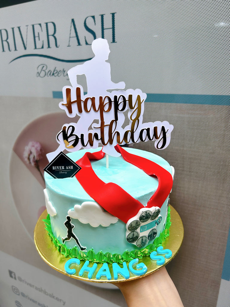 Marathon Runner Cake