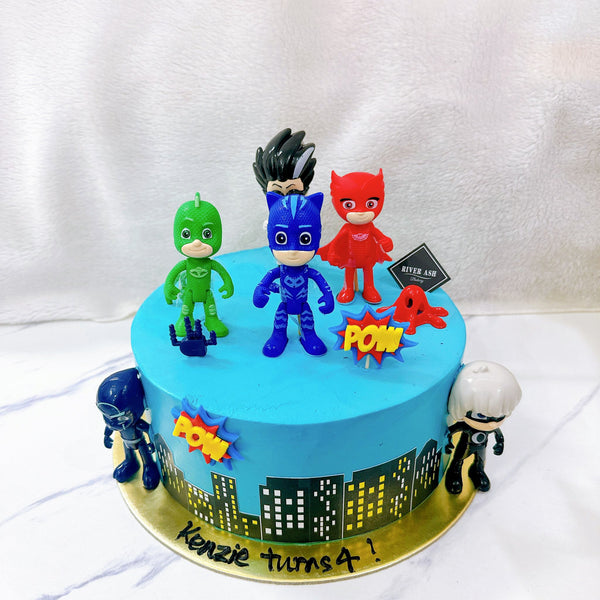 Mask Hero Cake Singapore/ Boys Birthday Cakes SG - River Ash Bakery