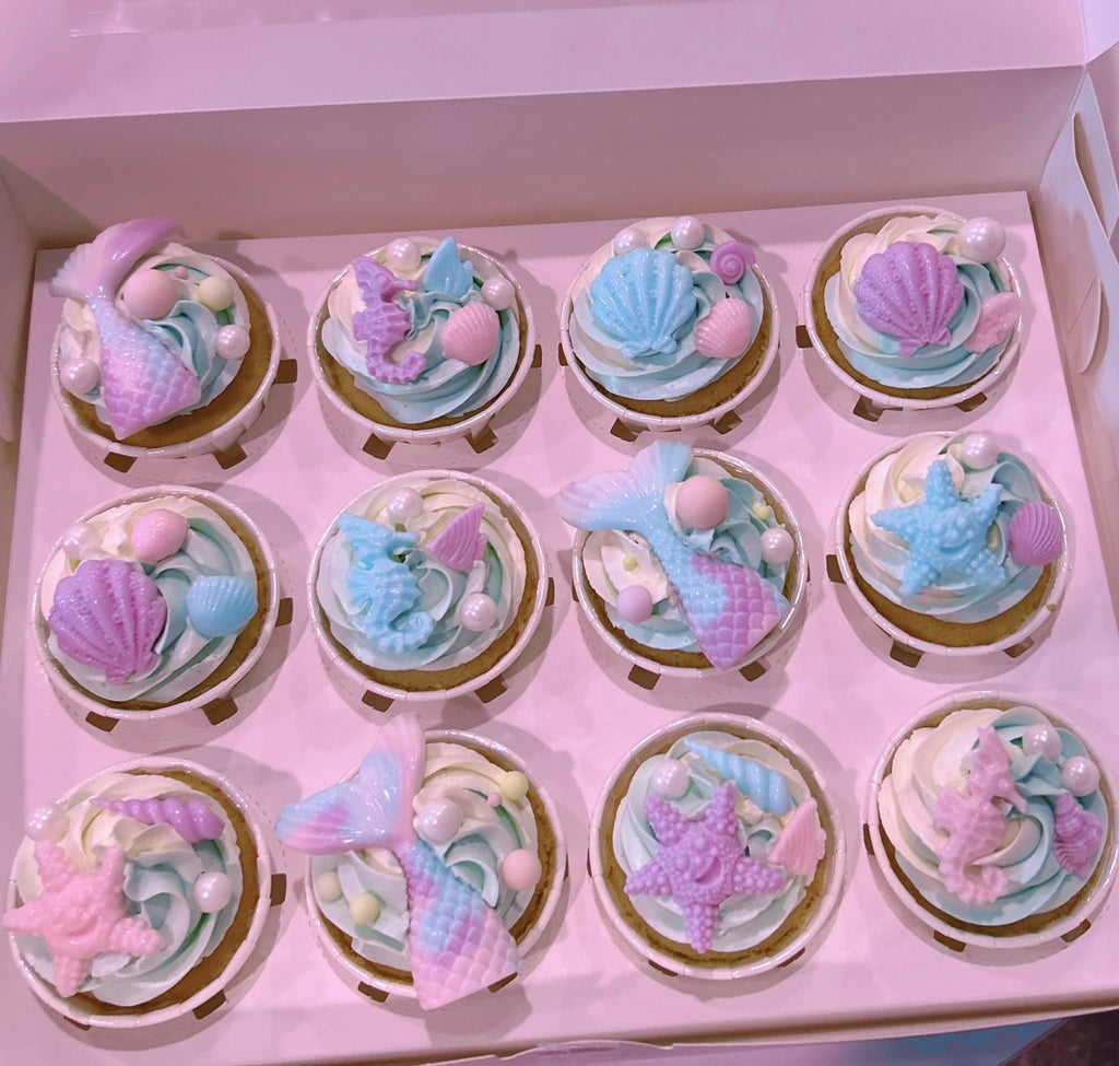 Mermaid Cupcake Set (12s)