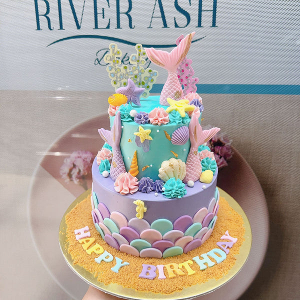 Mermaid under the Sea Cake