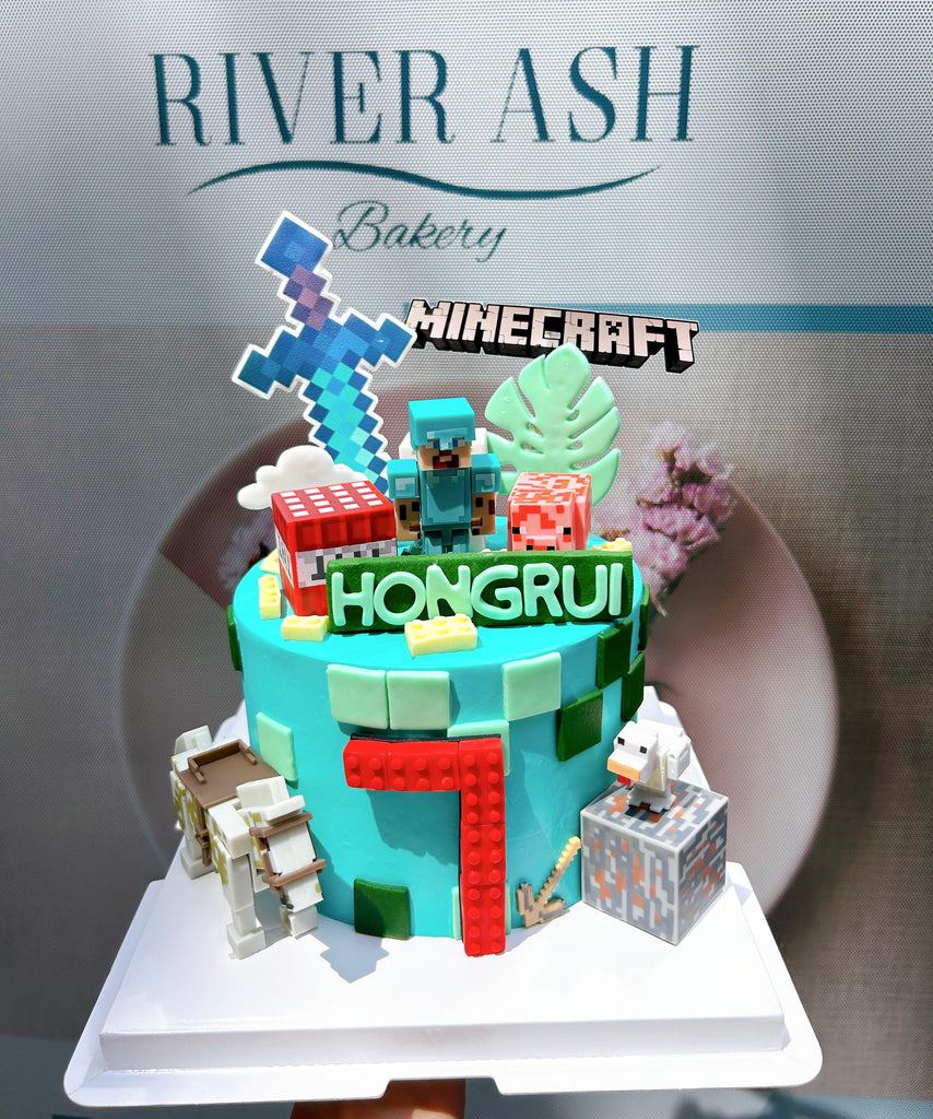 Minecraft TNT Cake