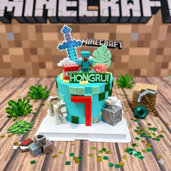 Minecraft TNT Cake