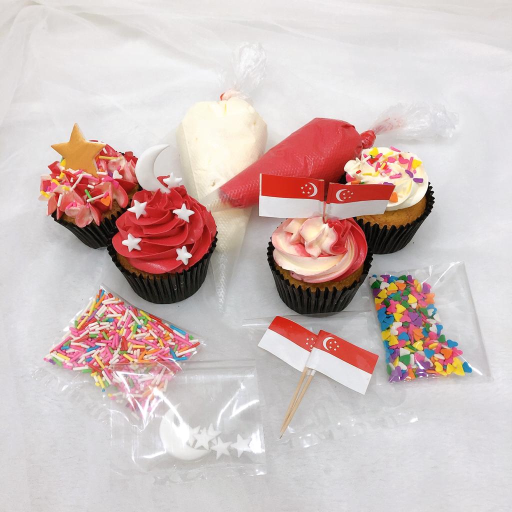 National Day / NDP DIY Cupcake Set