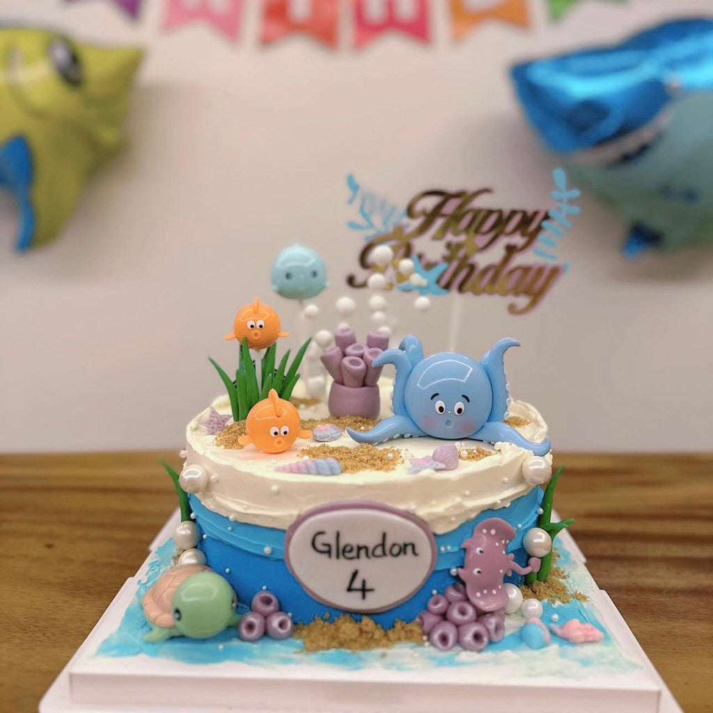 Ocean Marine Sea Animals Cake