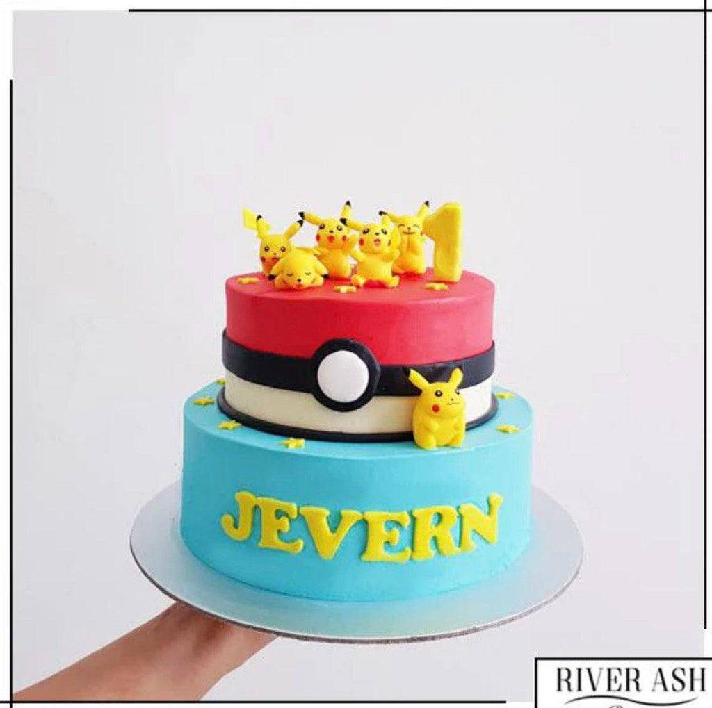Pika Pika Ball Cake