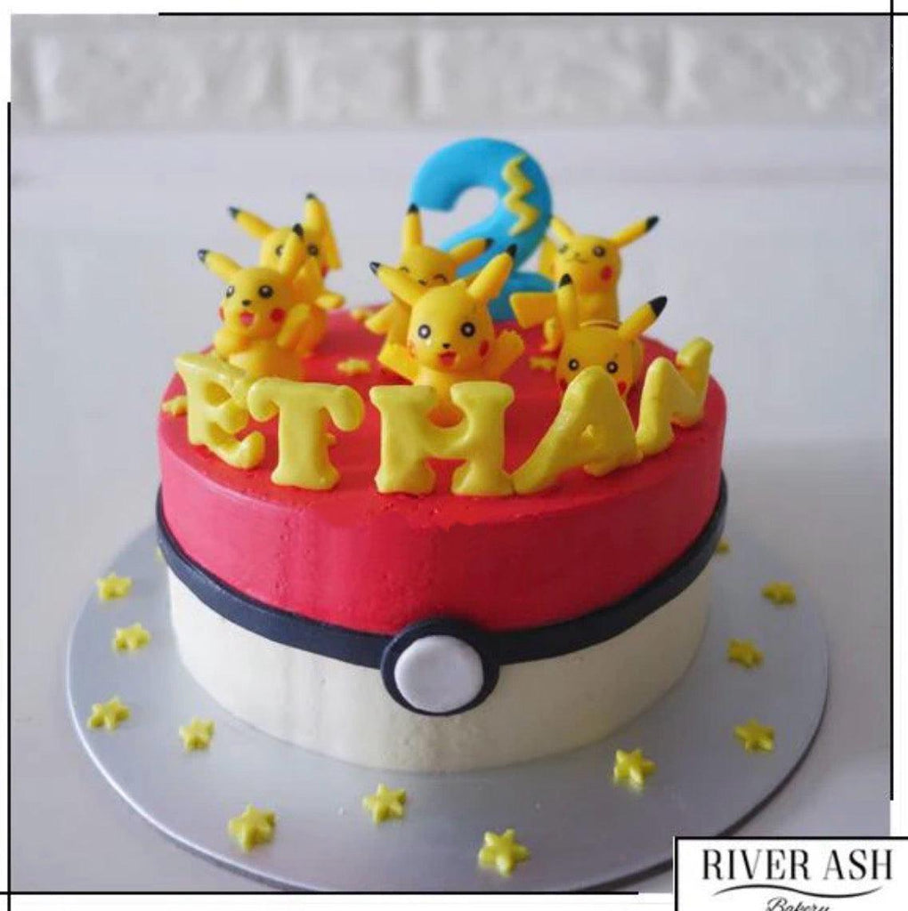 Pika Pika Ball Cake