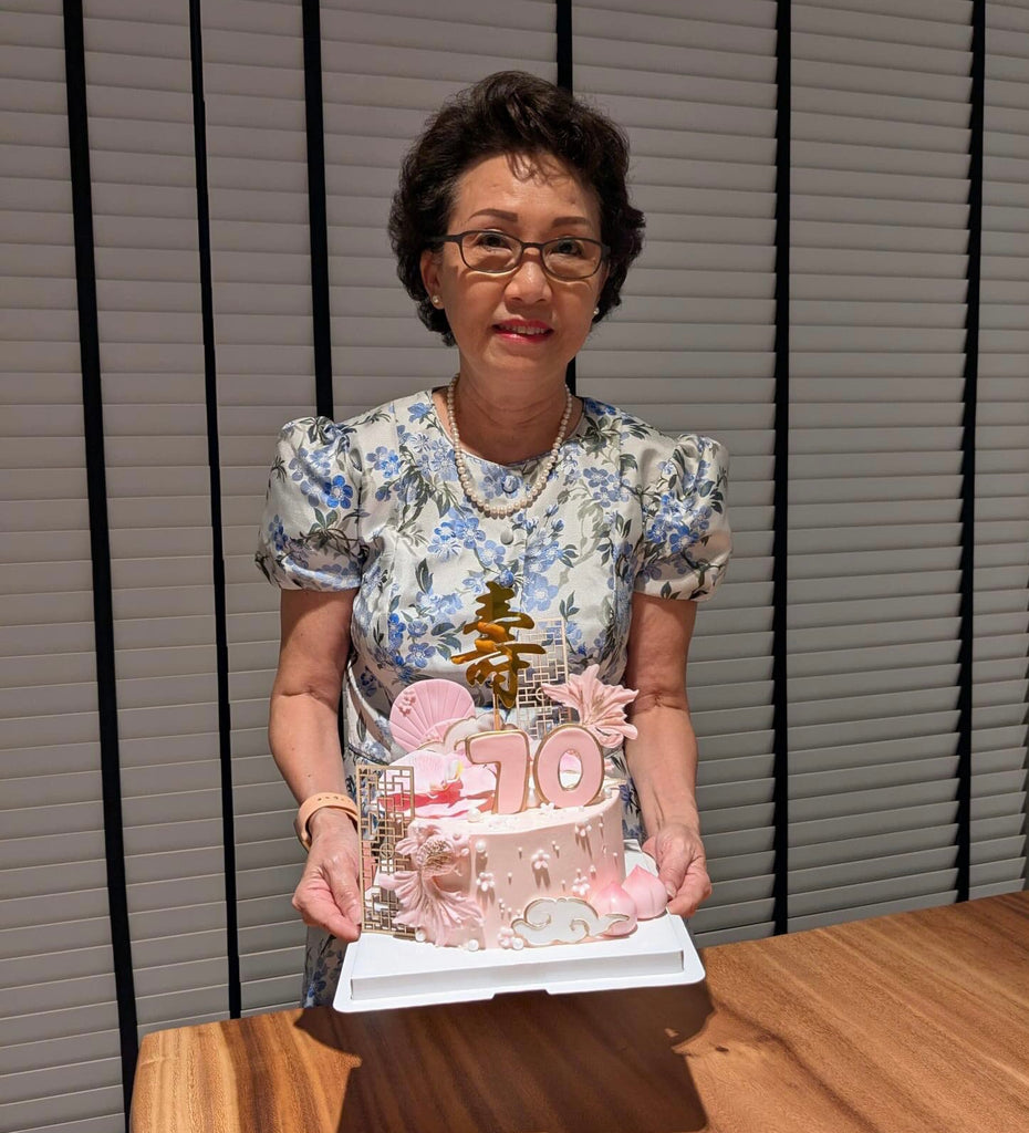 Pink Longevity Cake