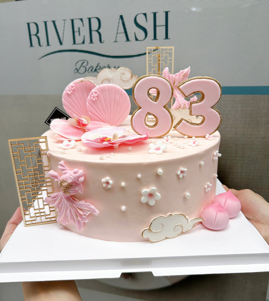 Pink Longevity Cake