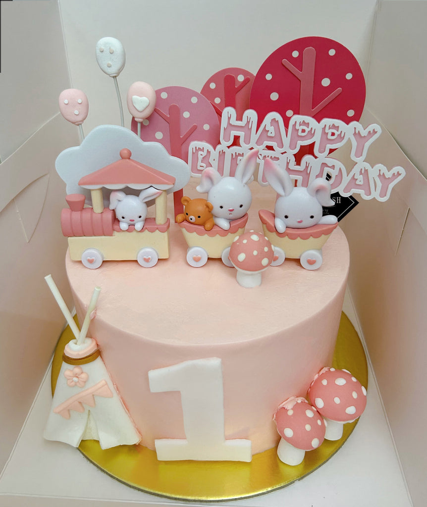 Pink Rabbit/Bunny Cake