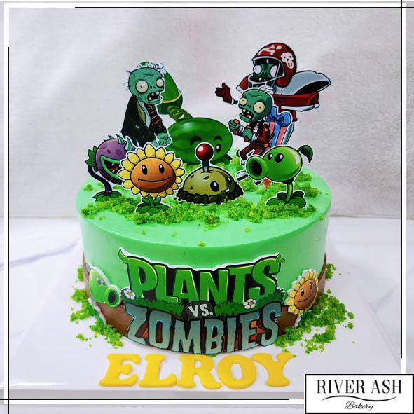 Plants & Zombies Cake