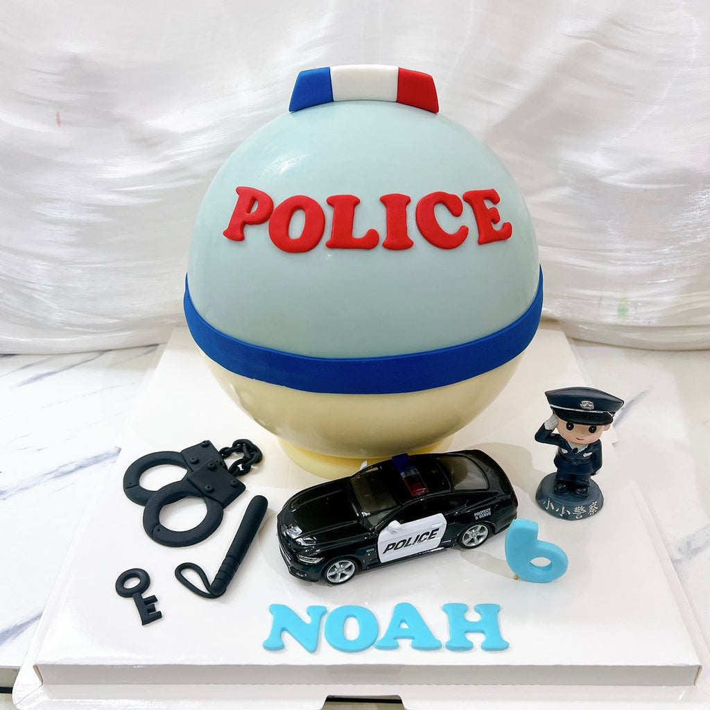 Police Pinata Cake