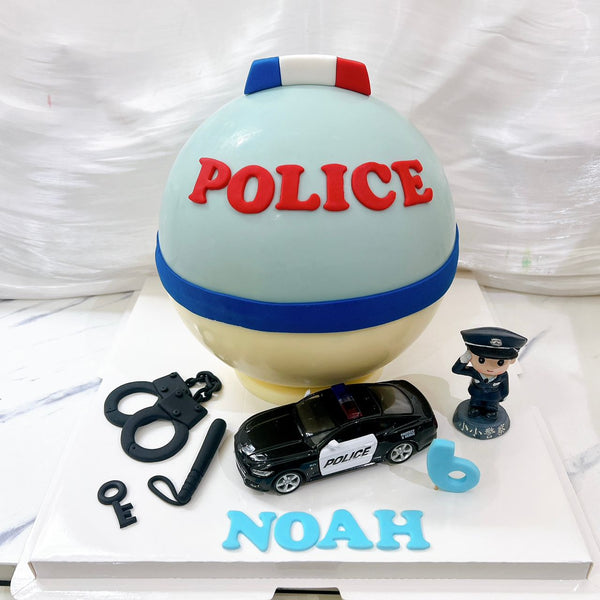 Police Pinata Cake