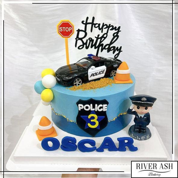 Policeman & Car Cake