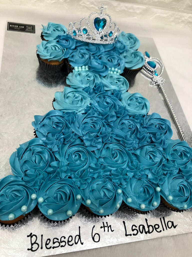 Princess Ballgown Cupcakes Platter