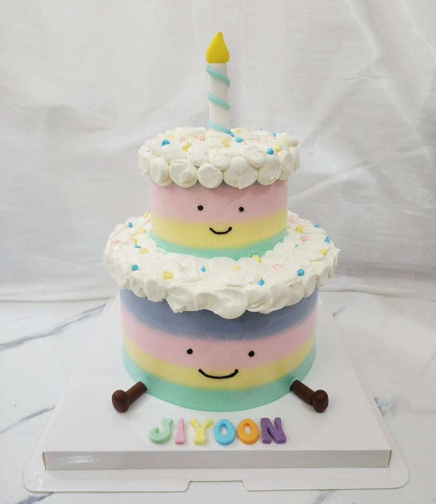Rainbow Jellycat Cake