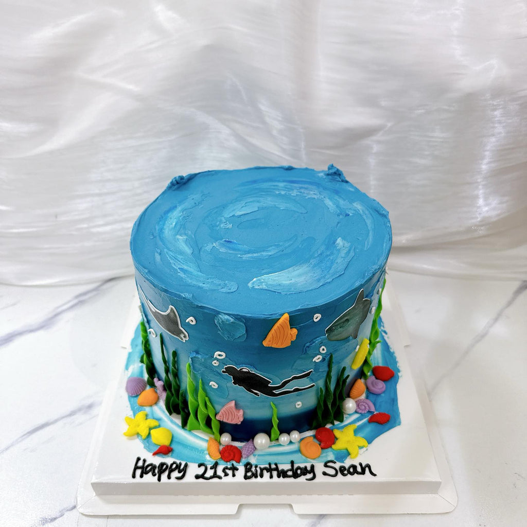 Scuba Diver Cake