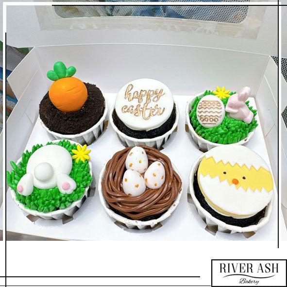 Smileys Easter Cupcake Gift Box