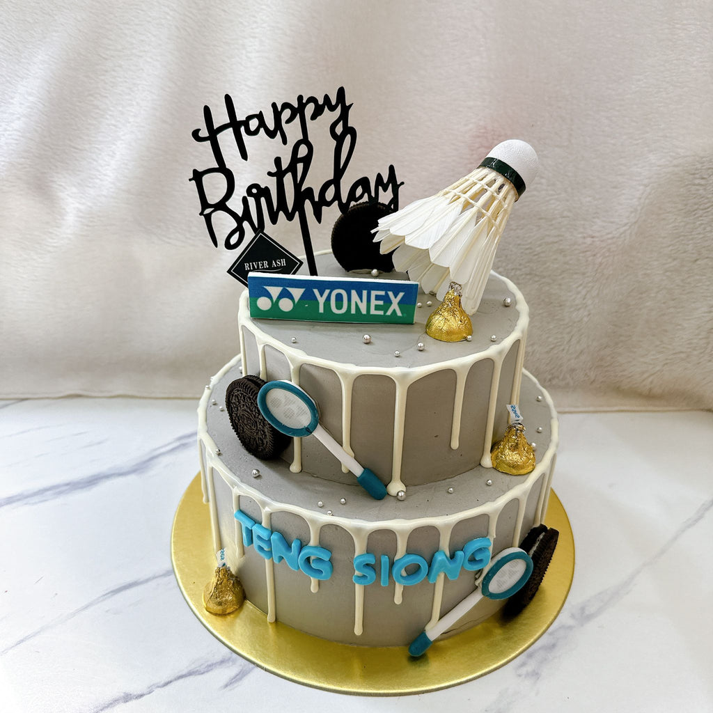 Sports Badminton Cake