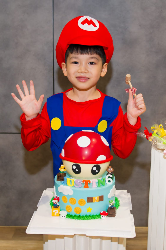 Super Mario Pinata Cake on Cake