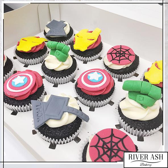 Superheros Cupcakes