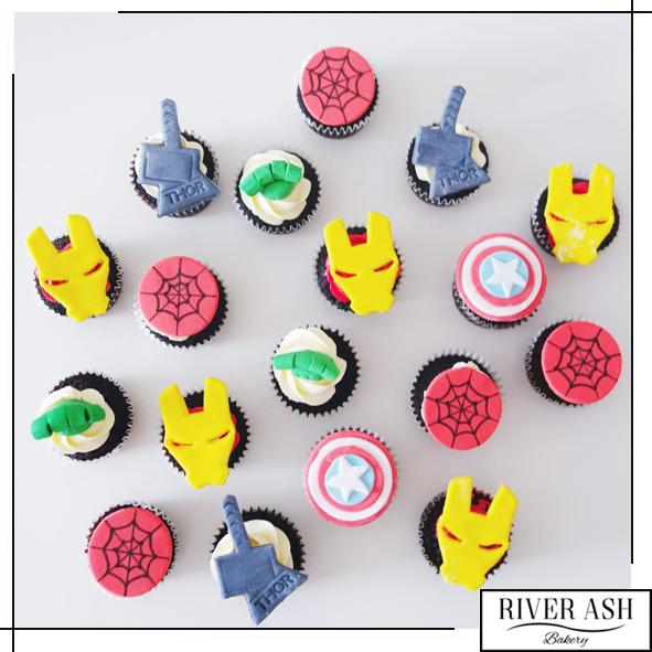 Superheros Cupcakes