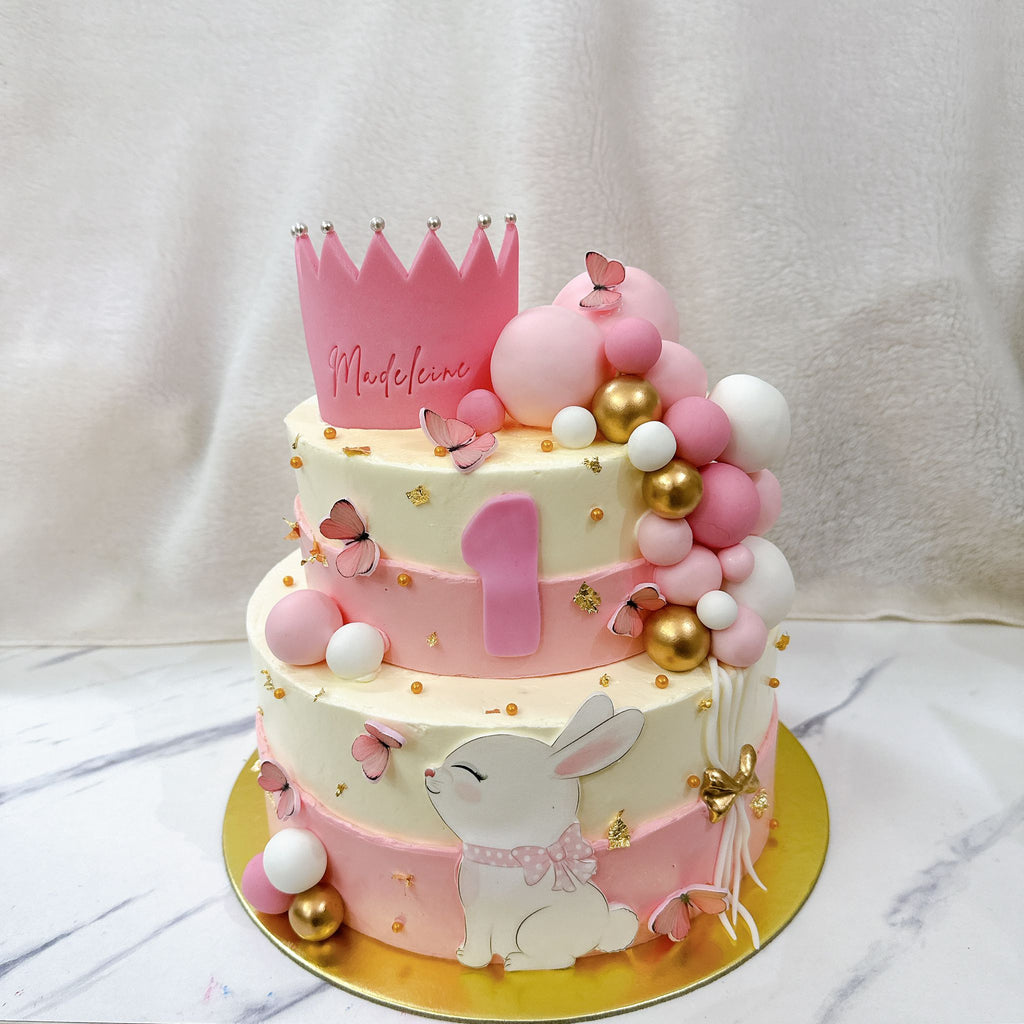 Sweet Bunny/Rabbit Princess Cake