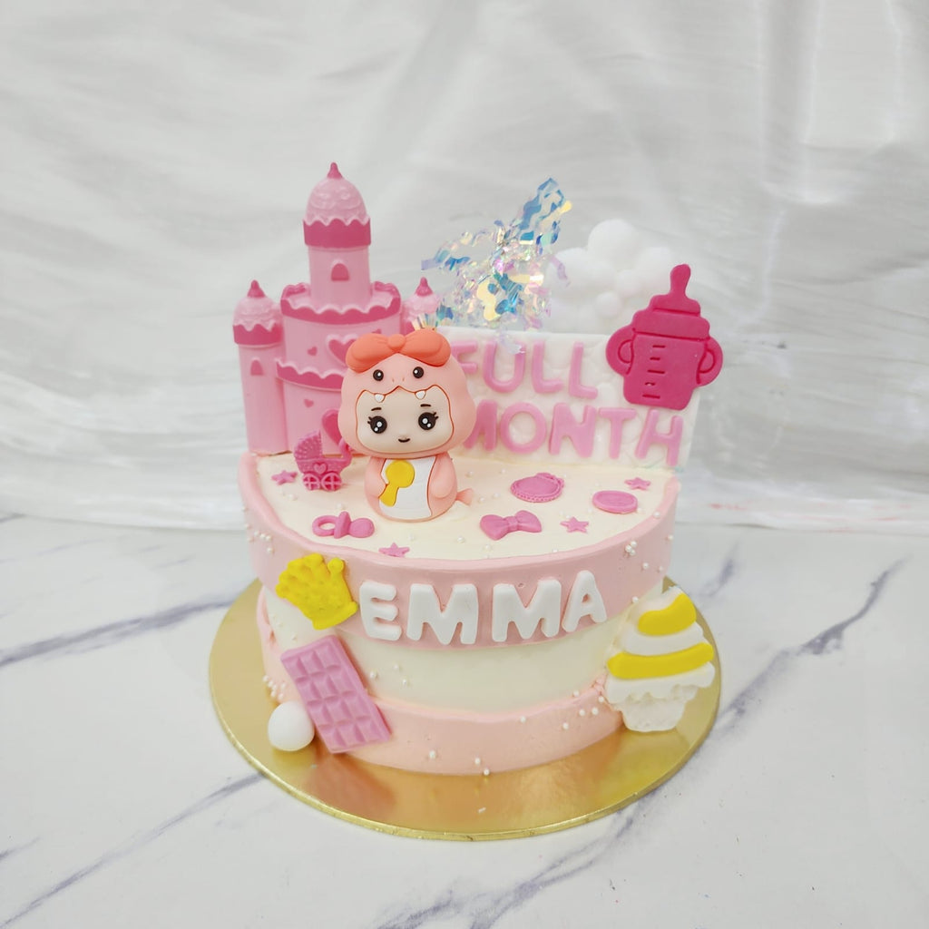 Sweet Dreamy Snake Full Month / 100 DAYS Cake