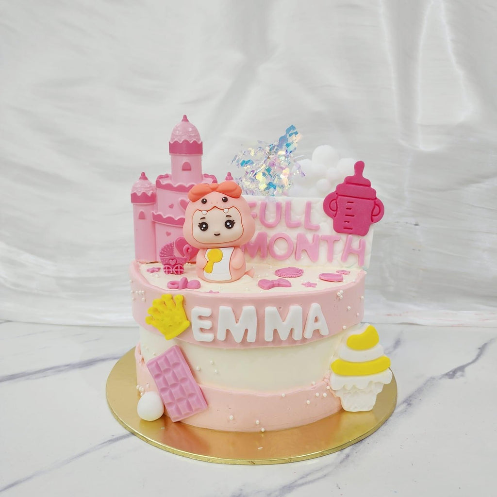 Sweet Dreamy Snake Full Month / 100 DAYS Cake