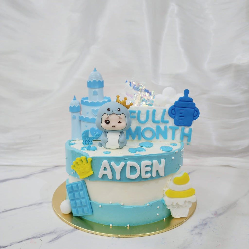 Sweet Dreamy Snake Full Month / 100 DAYS Cake