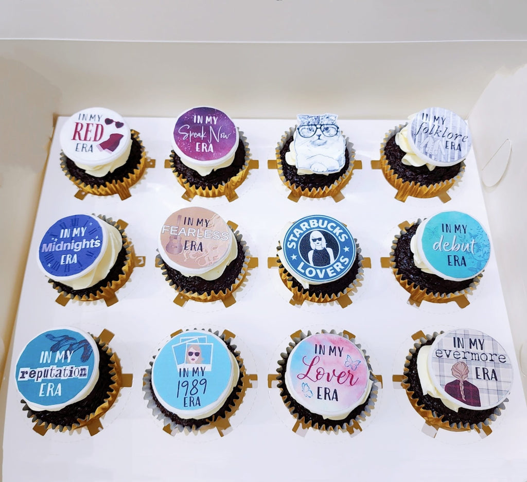 Taylor Swift Eras Tour Cupcakes Box