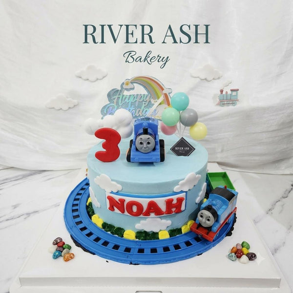 Thomas Train Tracks Cake