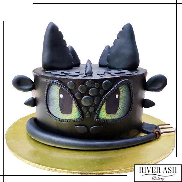 Toothless Dragon Cake