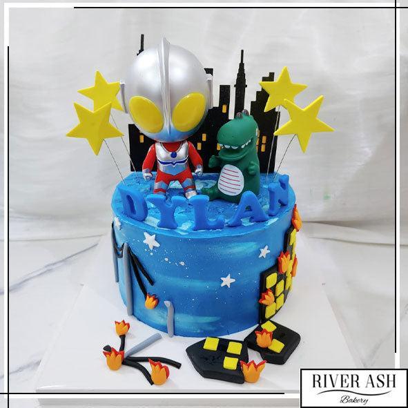 Ultra City Hero cake
