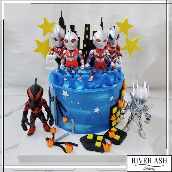 Ultra City Hero cake